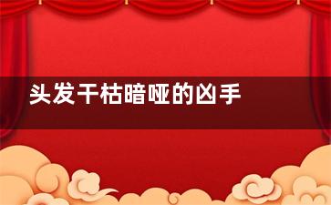头发干枯暗哑的凶手 日常养发护发7大误区,干枯暗哑发质